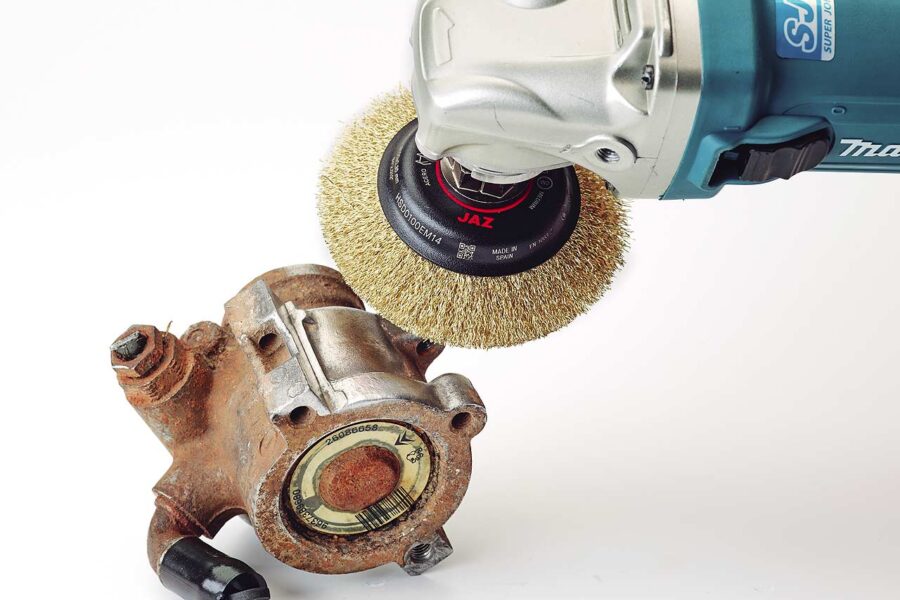 Rusty parts cleaning
