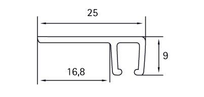 ALUM. PROFILE N. 5
