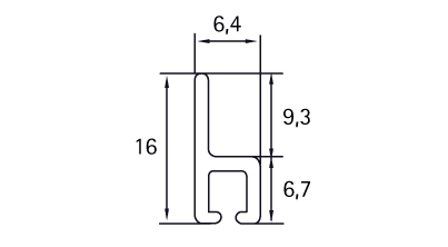 ALUM. PROFILE N. 3,5 width=