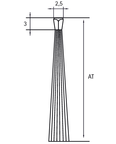 ALUM. PROFILE N. 2,5