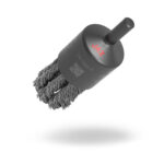Twist knot end brushes