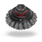 High speed knotted brushes