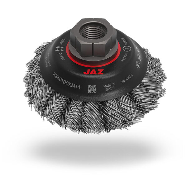 High speed knotted brushes