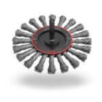 Twist knot wheels with shank